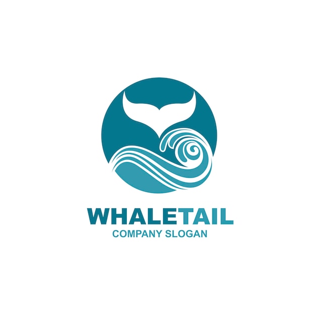 abstract whale icon