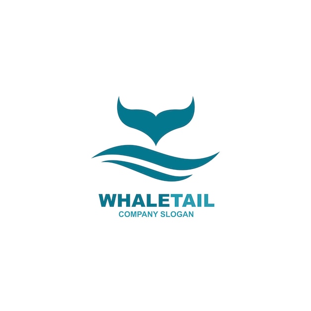 abstract whale icon