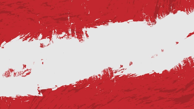 Abstract White Frame Grunge In Red Background Design