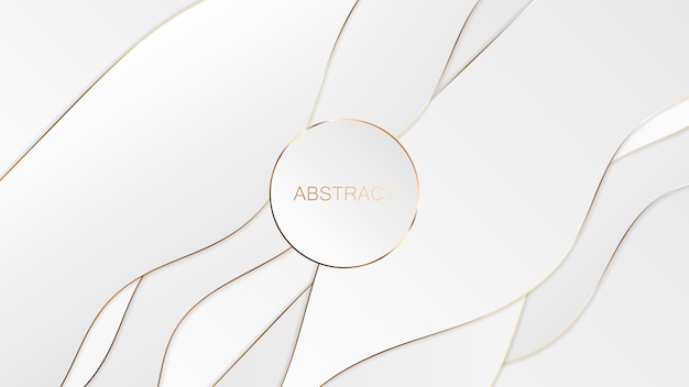 Abstract white gold luxury background.  