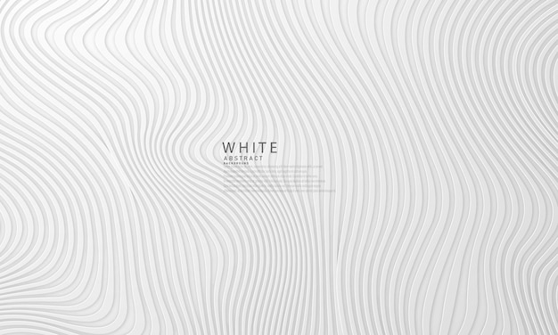 Abstract white and gray background with gorgeous golden line decoration.