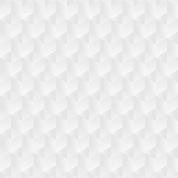 Abstract white gray hexagonal pattern background