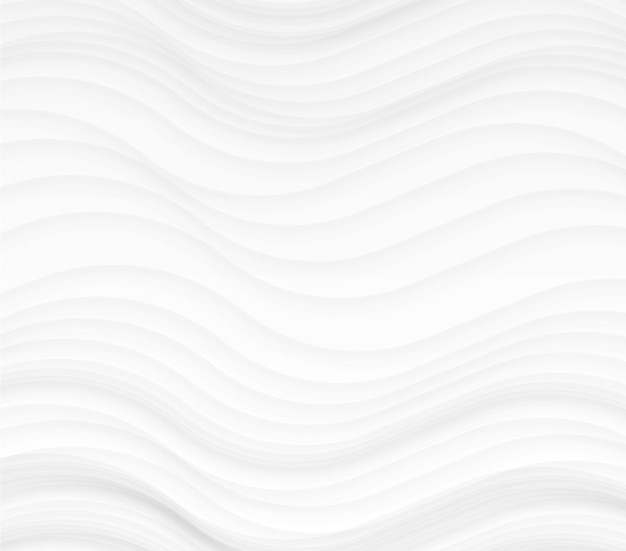 Abstract white and light gray wave modern soft luxury with smooth and clean vector subtle background