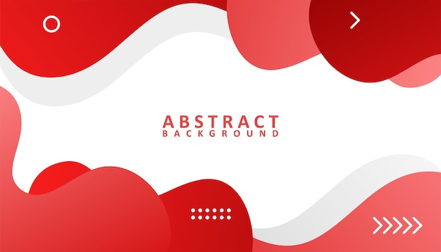 Abstract white and red background design