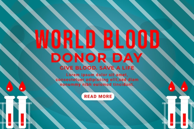 Abstract world blood donor day concept background