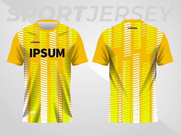 abstract yellow background and pattern for sport jersey design