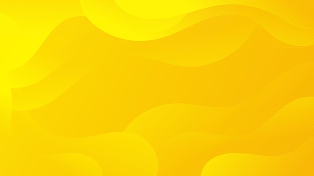 Abstract yellow Background with Wavy Shapes suitable for website flyers posters