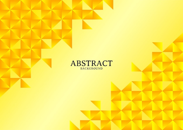 Abstract yellow geometric background concept, Geometric background design template