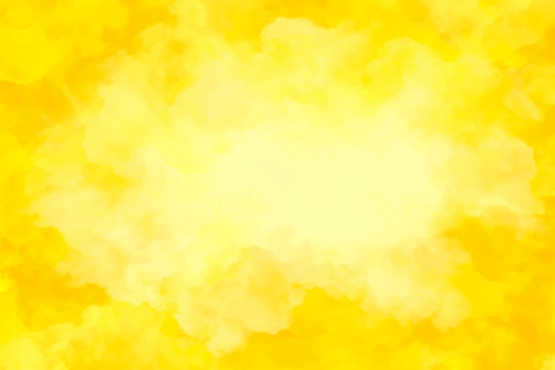 Abstract yellow watercolor background