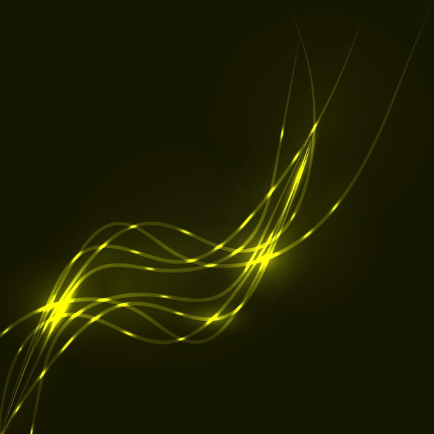 Abstract yellow waves background