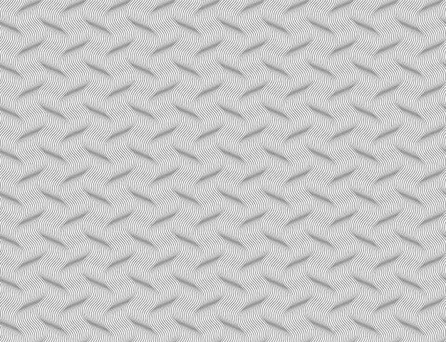 Abstratc background of swirle lines Vector black and white line pattern with optical illusion effect for business card paper or web page