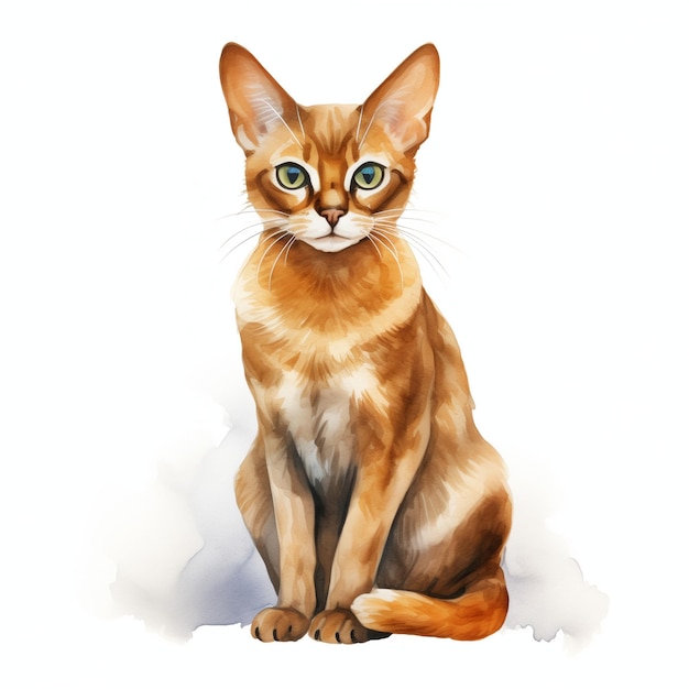 Abyssinian kitten cat