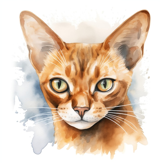 Abyssinian kitten cat