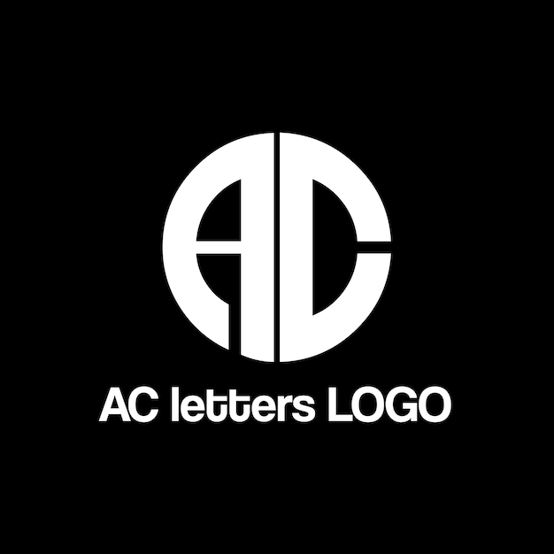 AC letters vector logo design