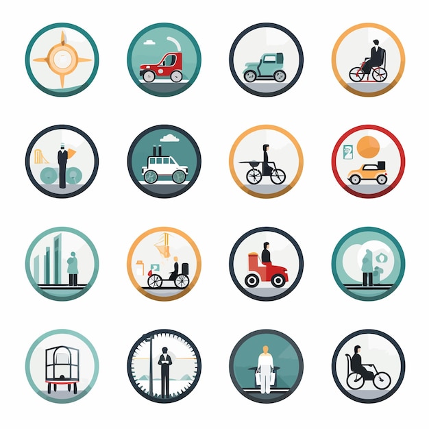 Access_transportation_icon_set_Vector