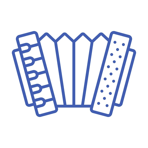 Vector accordion icon