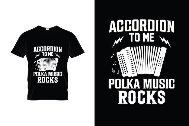 Accordion Tshirt design