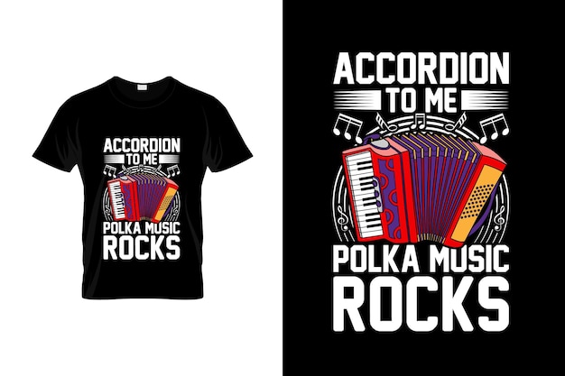 Accordion TShirt Design