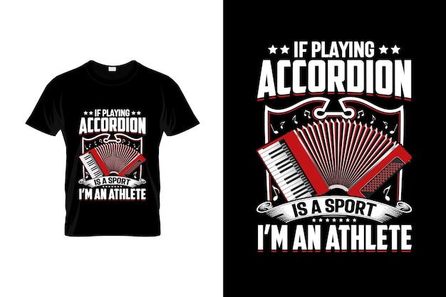 Accordion TShirt Design