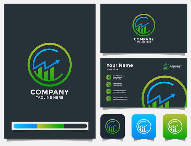 accounting logo and business card