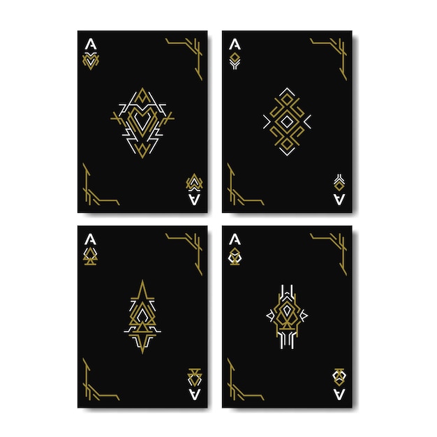 Ace Cards Geometry Line Styles