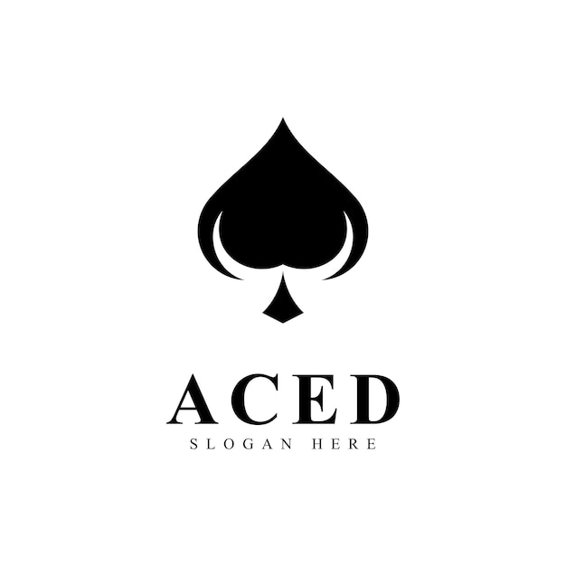 Ace logo icon design for Card Game  Casino Business