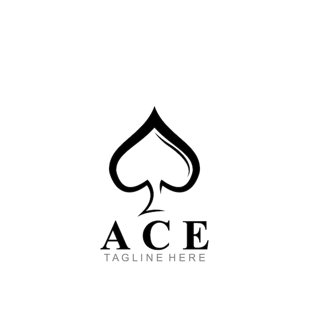 Vector ace logo icon vector illustration template design