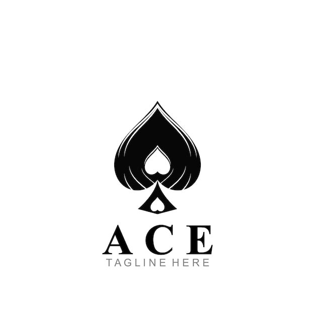 Ace logo icon vector illustration template design