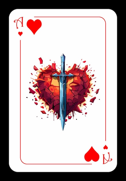 Ace of spades original playing card design