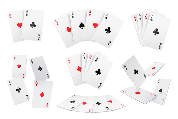 Aces game cards hearts clubs diamonds spades