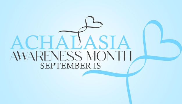 Achalasia Awareness Monthbanner design template Vector illustration background design