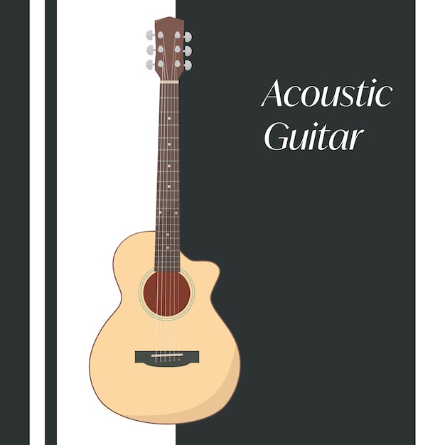 Acoustic Guitar vector