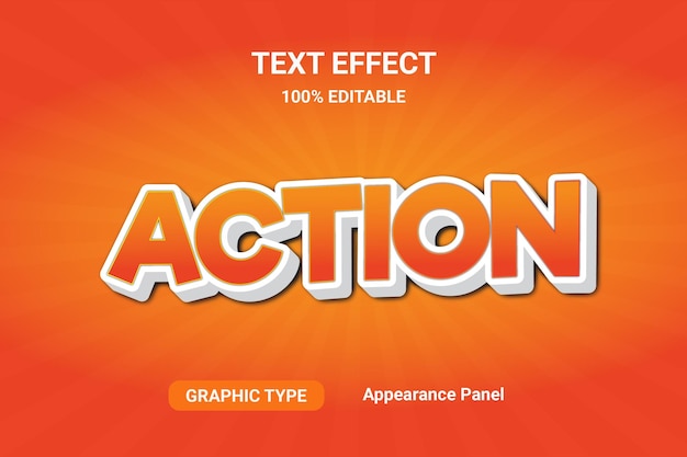 action text effect