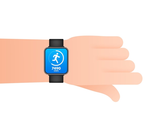 Activity and fitness tracker app App for morning jogging or fitness Walk steps