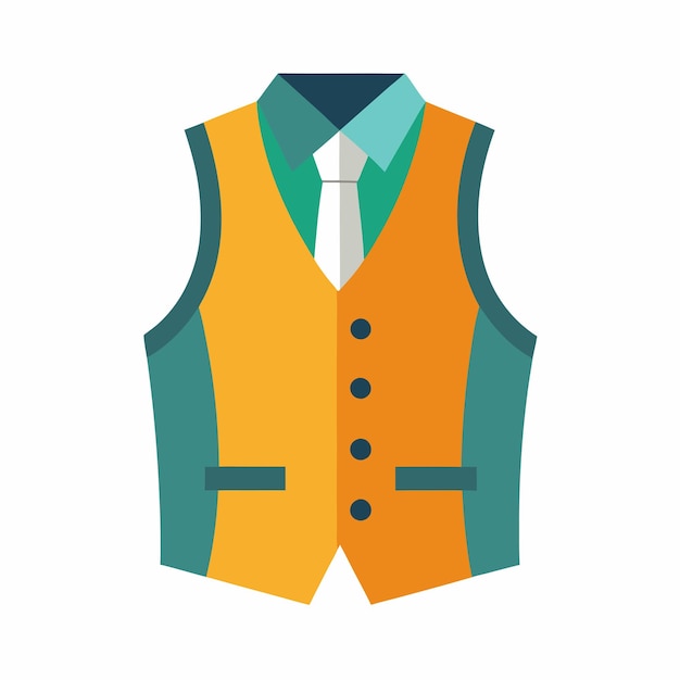 Vector actor vest design theatrical attire for onstage excellence