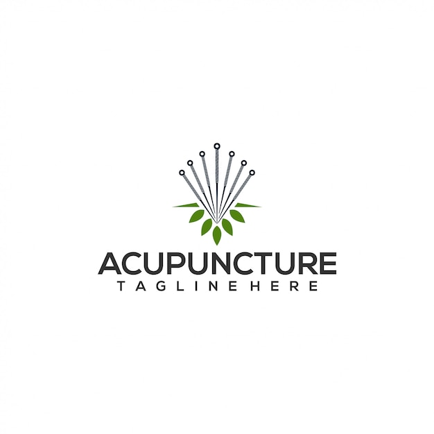 Acupuncture logo concept 