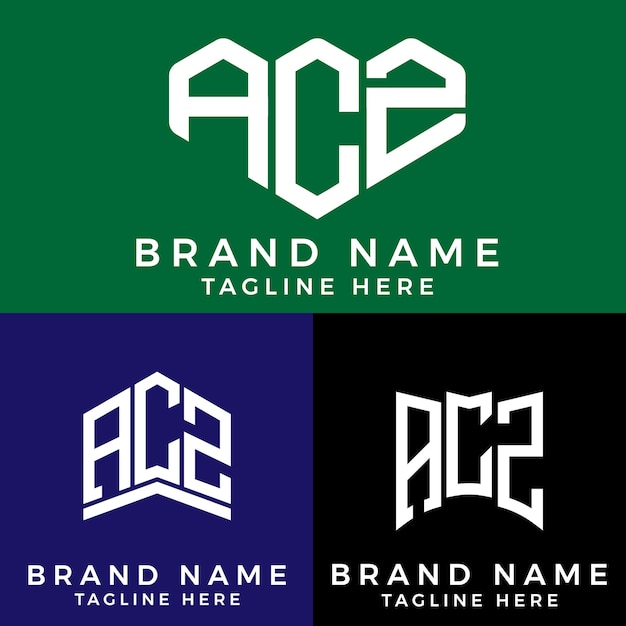 ACZ letter logo. ACZ best vector image. ACZ Monogram logo design for entrepreneur and business.