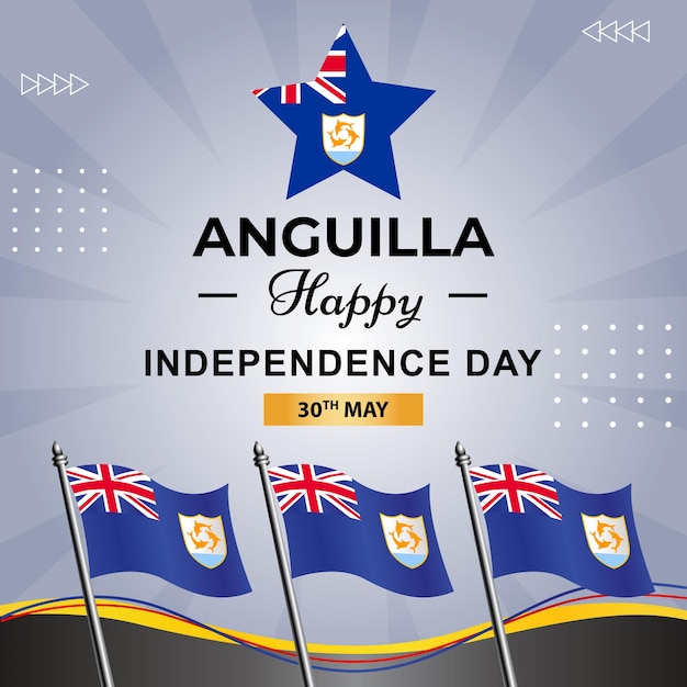 An ad for anguilla happy independence day.