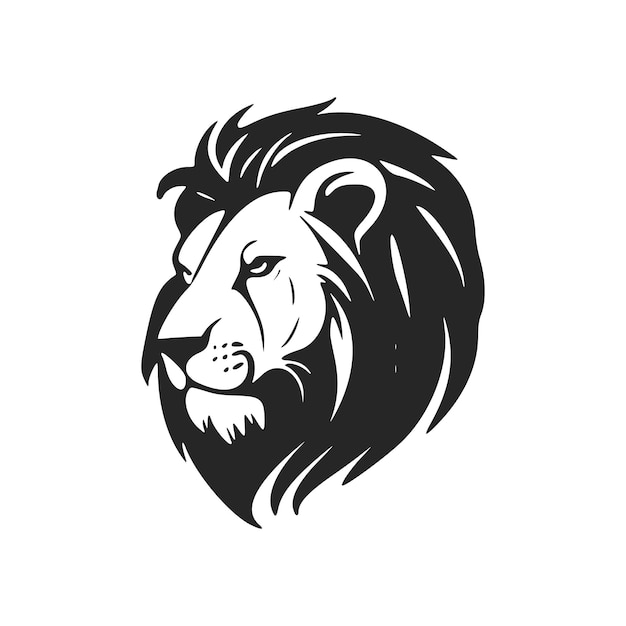 Add elegance and strength to your brand with a clean and minimal lion head logo