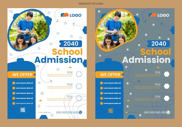 admission flyer