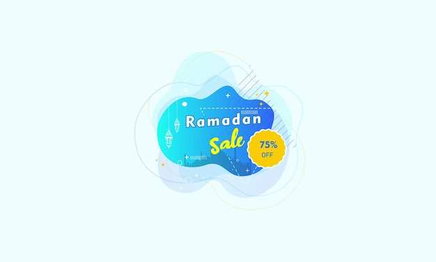 Adobe Illustrator ArtworkRamadan sale social media banner discount template design for business promotion