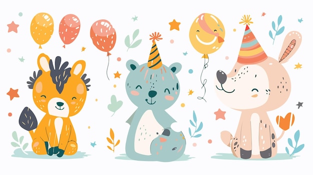 Adorable Birthday Cards with Cute Animal Designs