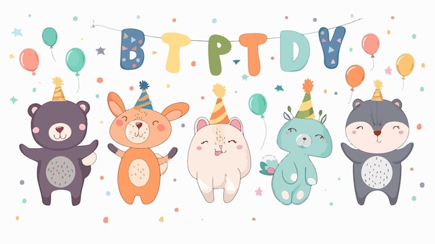 Adorable Birthday Cards with Cute Animal Designs