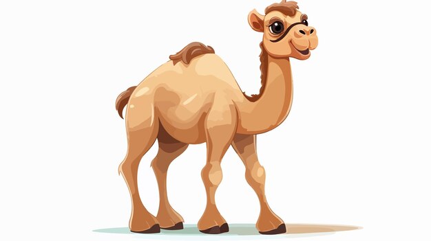 Adorable Camel Cartoon Character Illustration