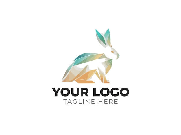 Adorable Rabbit Logo Vector Design