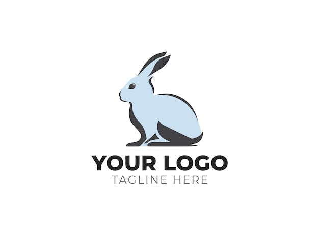 Adorable Rabbit Logo Vector Design