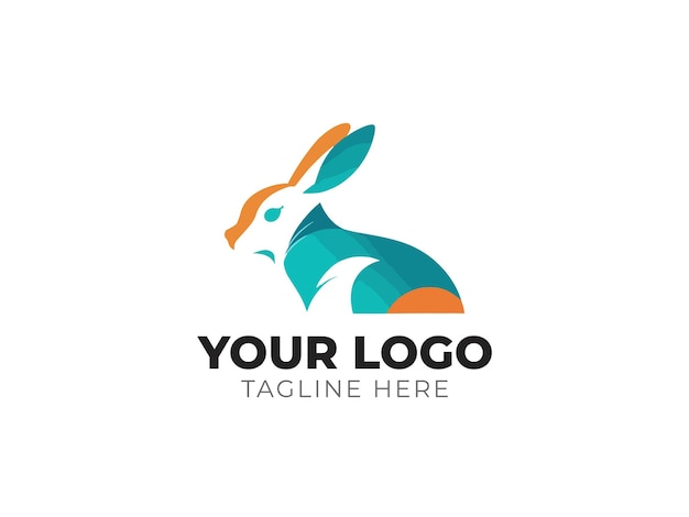 Adorable Rabbit Logo Vector Design