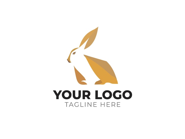 Adorable Rabbit Logo Vector Design