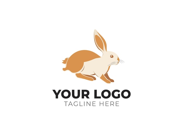 Adorable Rabbit Logo Vector Design