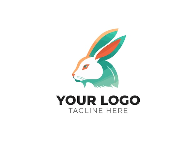 Adorable Rabbit Logo Vector Design